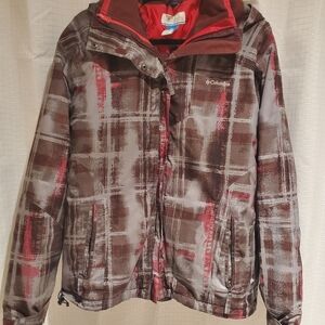 Columbia Gray/Hot Pink/Maroon Jacket XL